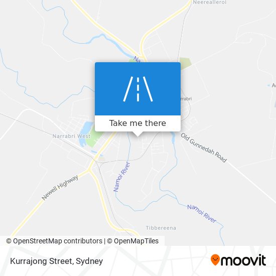 Mapa Kurrajong Street