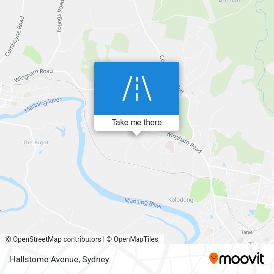Hallstome Avenue map