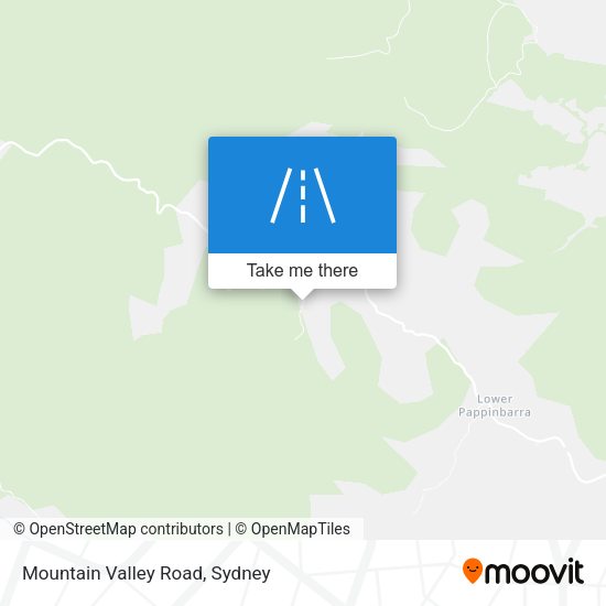 Mountain Valley Road map