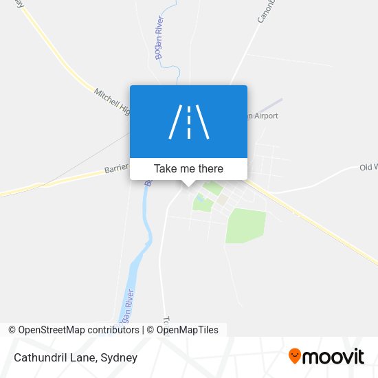 Cathundril Lane map