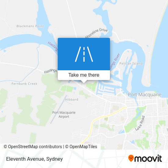 Eleventh Avenue map