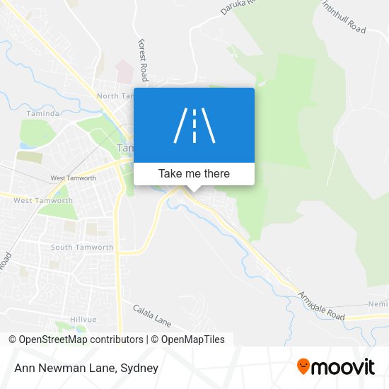 Ann Newman Lane map