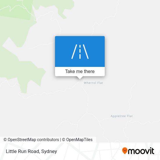 Little Run Road map