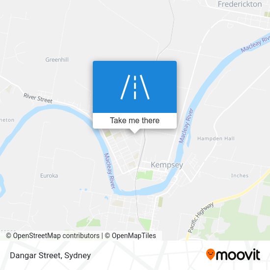 Dangar Street map