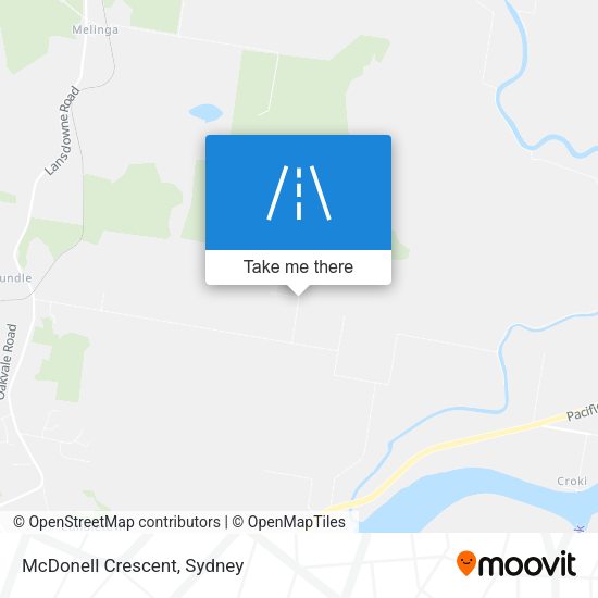 McDonell Crescent map