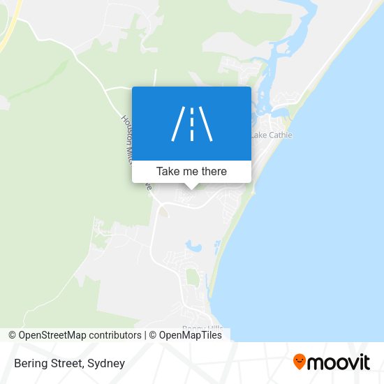 Bering Street map