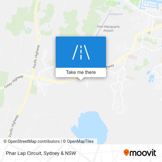 Phar Lap Circuit map
