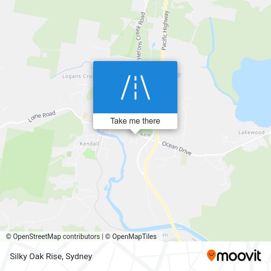 Silky Oak Rise map