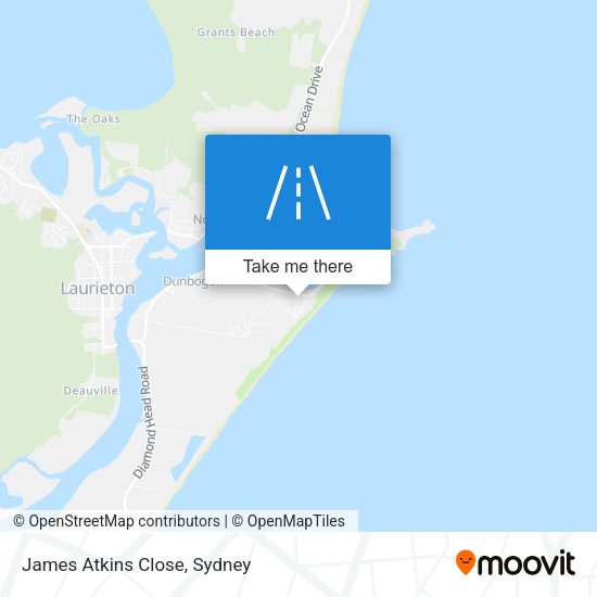 James Atkins Close map