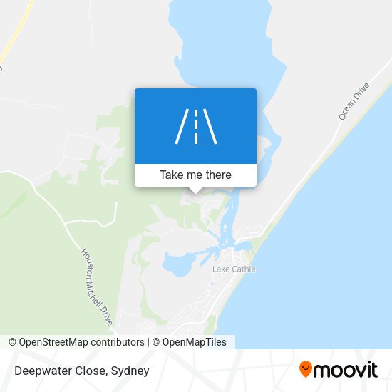 Deepwater Close map