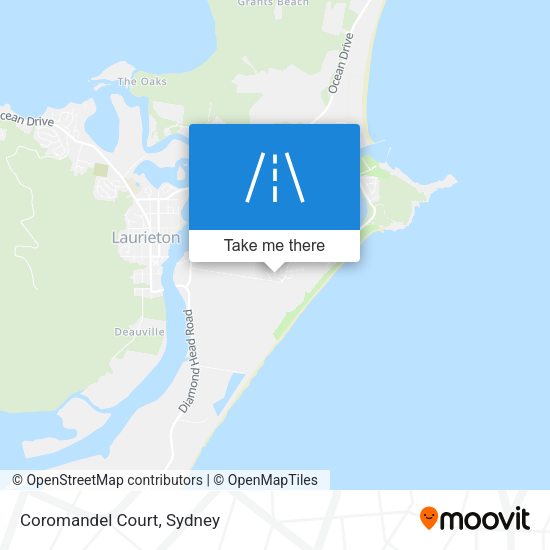 Coromandel Court map