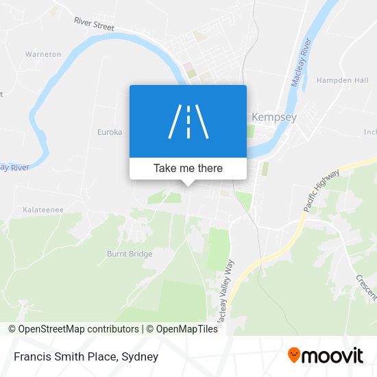 Francis Smith Place map