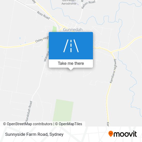 Sunnyside Farm Road map