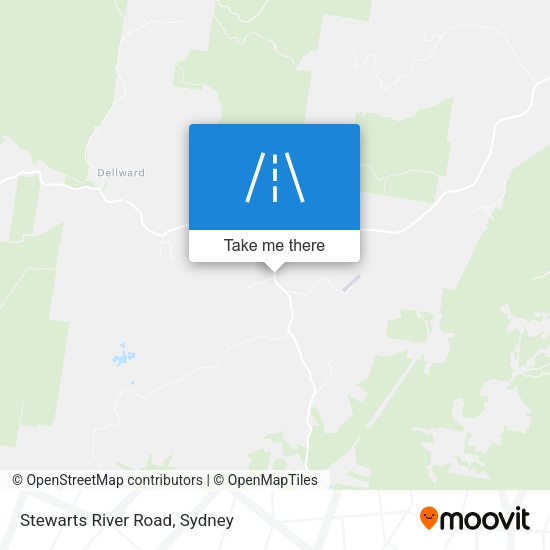 Stewarts River Road map