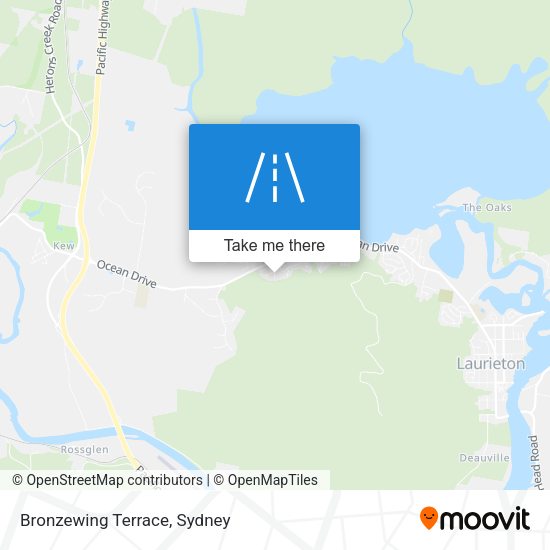 Bronzewing Terrace map