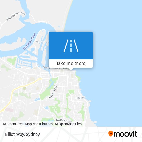 Elliot Way map