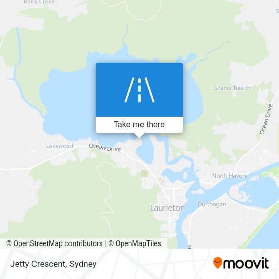 Jetty Crescent map