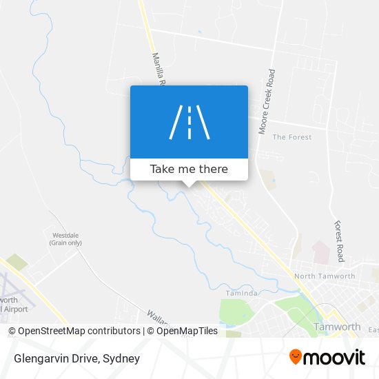 Glengarvin Drive map
