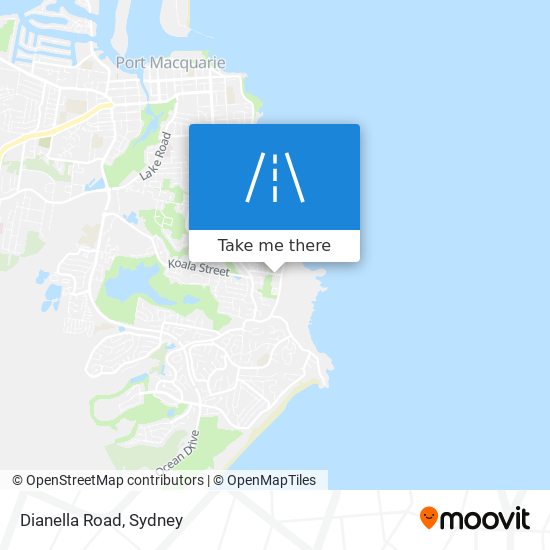 Dianella Road map