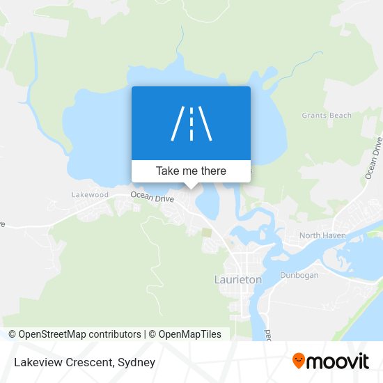 Lakeview Crescent map