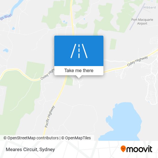 Mapa Meares Circuit