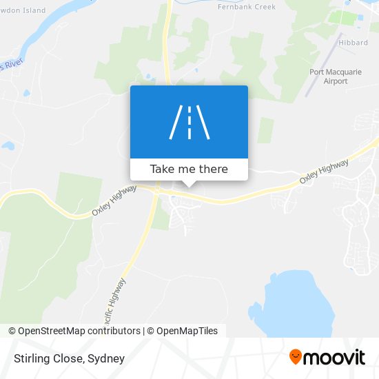 Stirling Close map