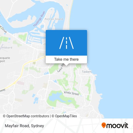 Mayfair Road map