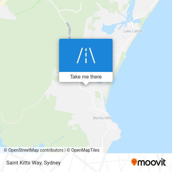 Saint Kitts Way map