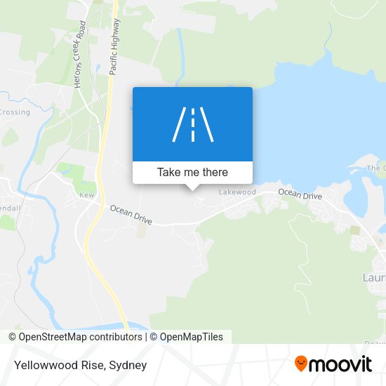 Yellowwood Rise map