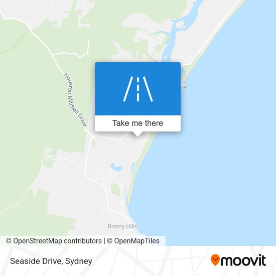 Seaside Drive map