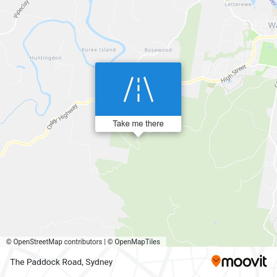 The Paddock Road map
