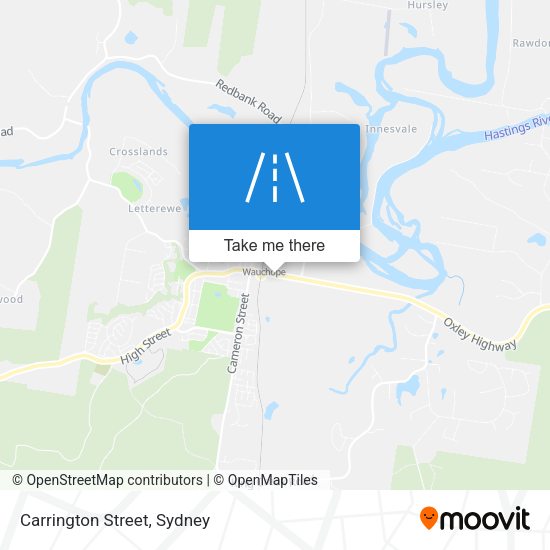 Carrington Street map