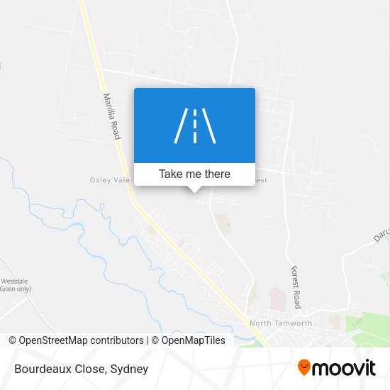 Bourdeaux Close map