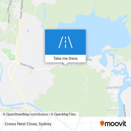Crows Nest Close map