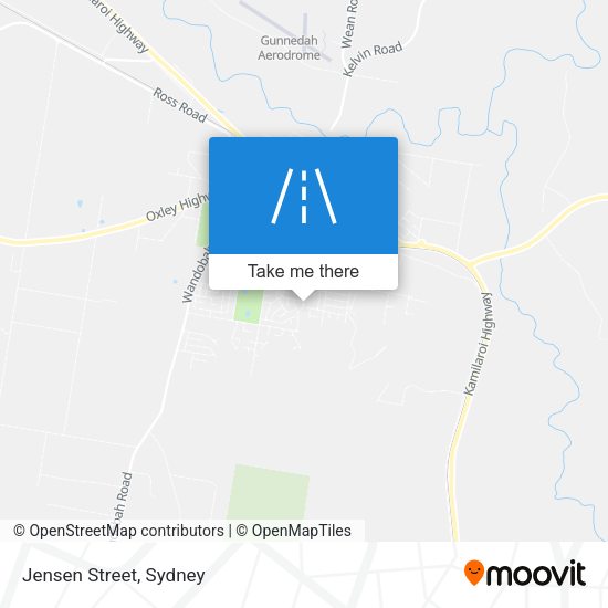 Jensen Street map