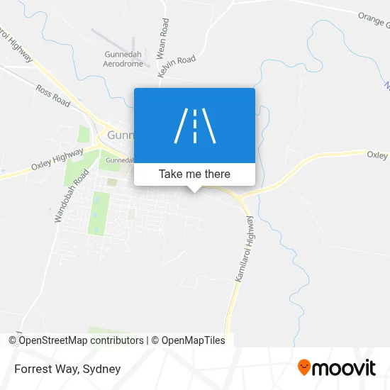 Mapa Forrest Way