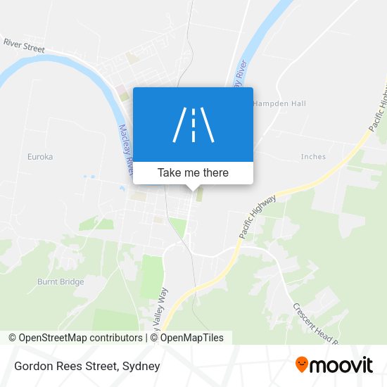 Gordon Rees Street map