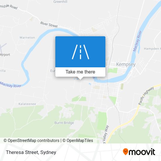 Theresa Street map