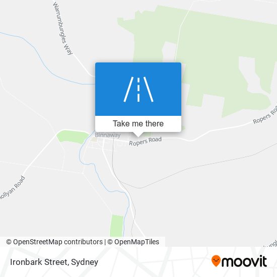 Ironbark Street map