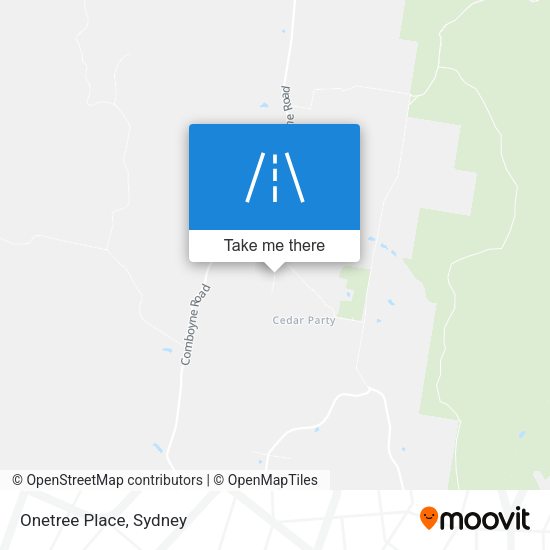 Onetree Place map