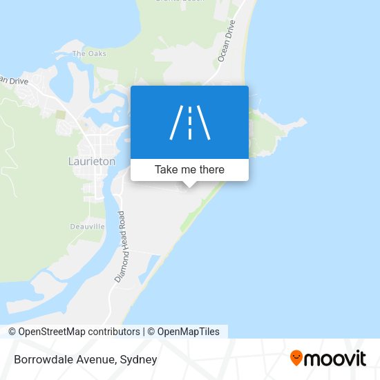 Borrowdale Avenue map