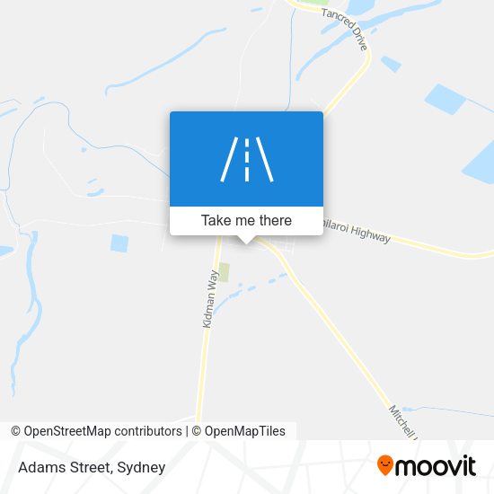 Adams Street map