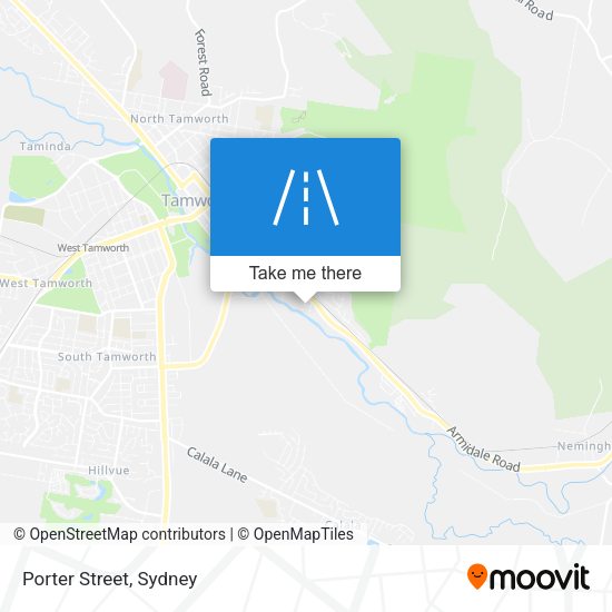 Porter Street map