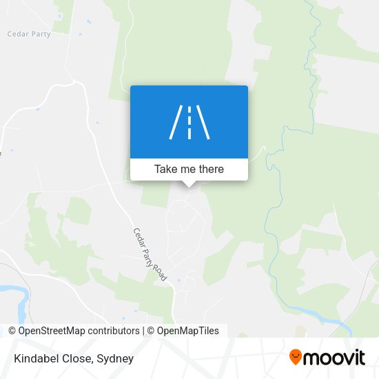 Kindabel Close map