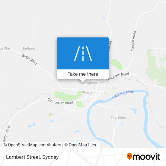 Lambert Street map