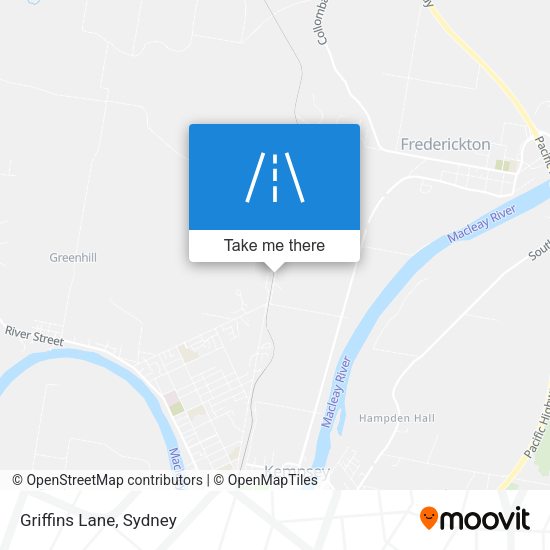 Griffins Lane map