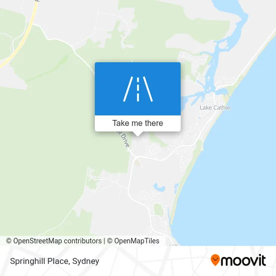 Mapa Springhill Place