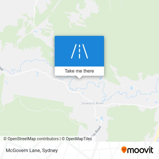 McGovern Lane map