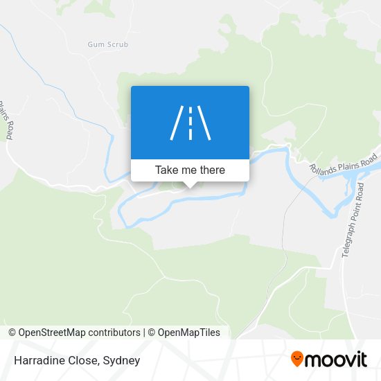 Harradine Close map