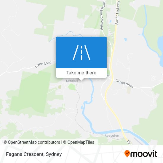 Fagans Crescent map